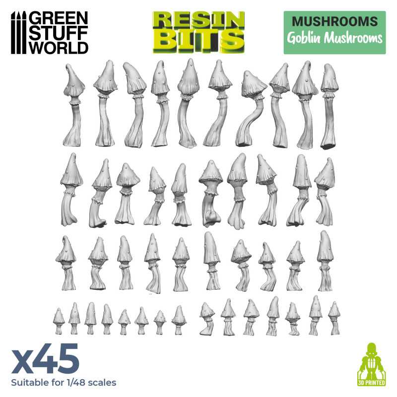 Green Stuff World for Models and Miniatures - Goblin Mushroom 11620