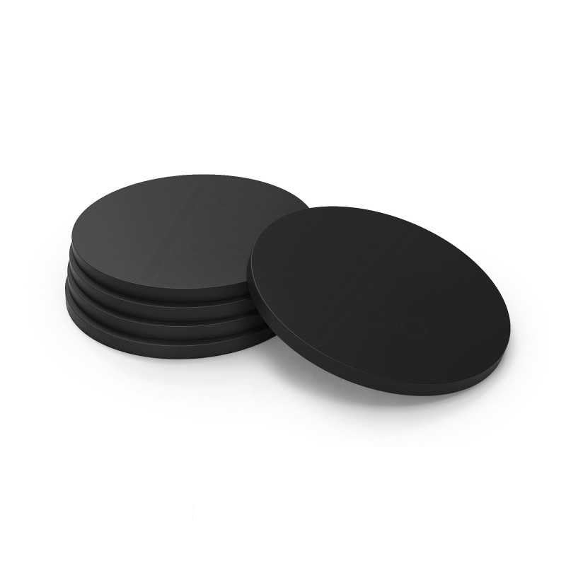 Green Stuff World 55mm Round Plastic Bases - Black 9825