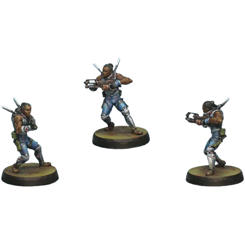 PanOceania: CROC MEN (BOARDING SHOTGUN) (Unpainted) (Assembled)