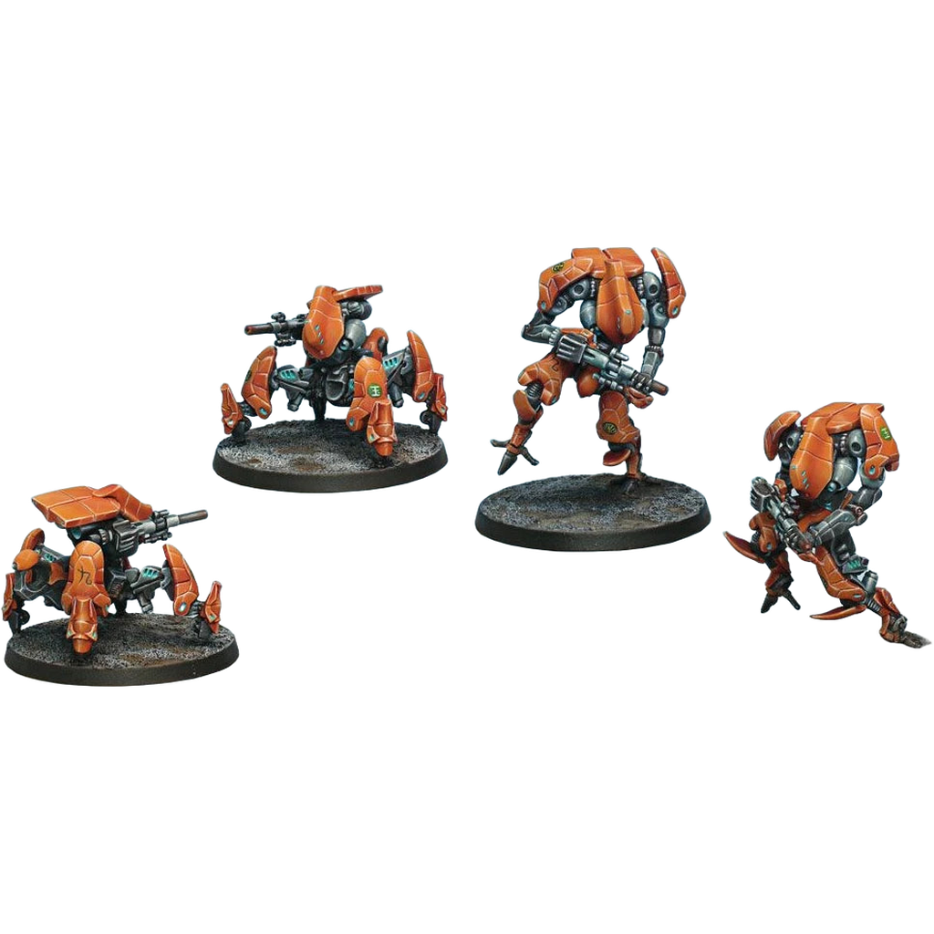 PanOceania: Sù-Jiàn Immediate Action Unit (Spitfire, Panzerfaust) (2) (Custom Painted) (Assembled)
