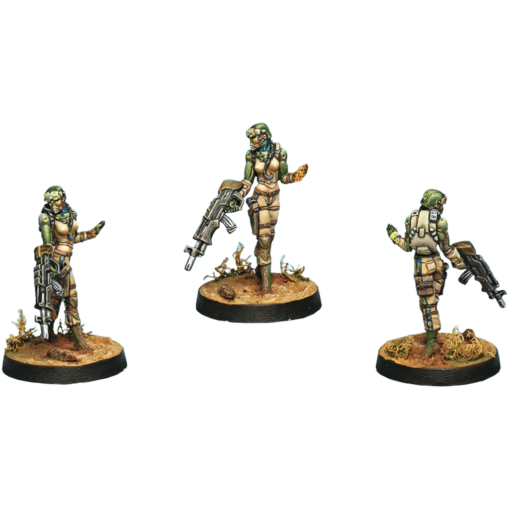 Haqqislam: Djanbazans (Hacker) (Unpainted) (Assembled)