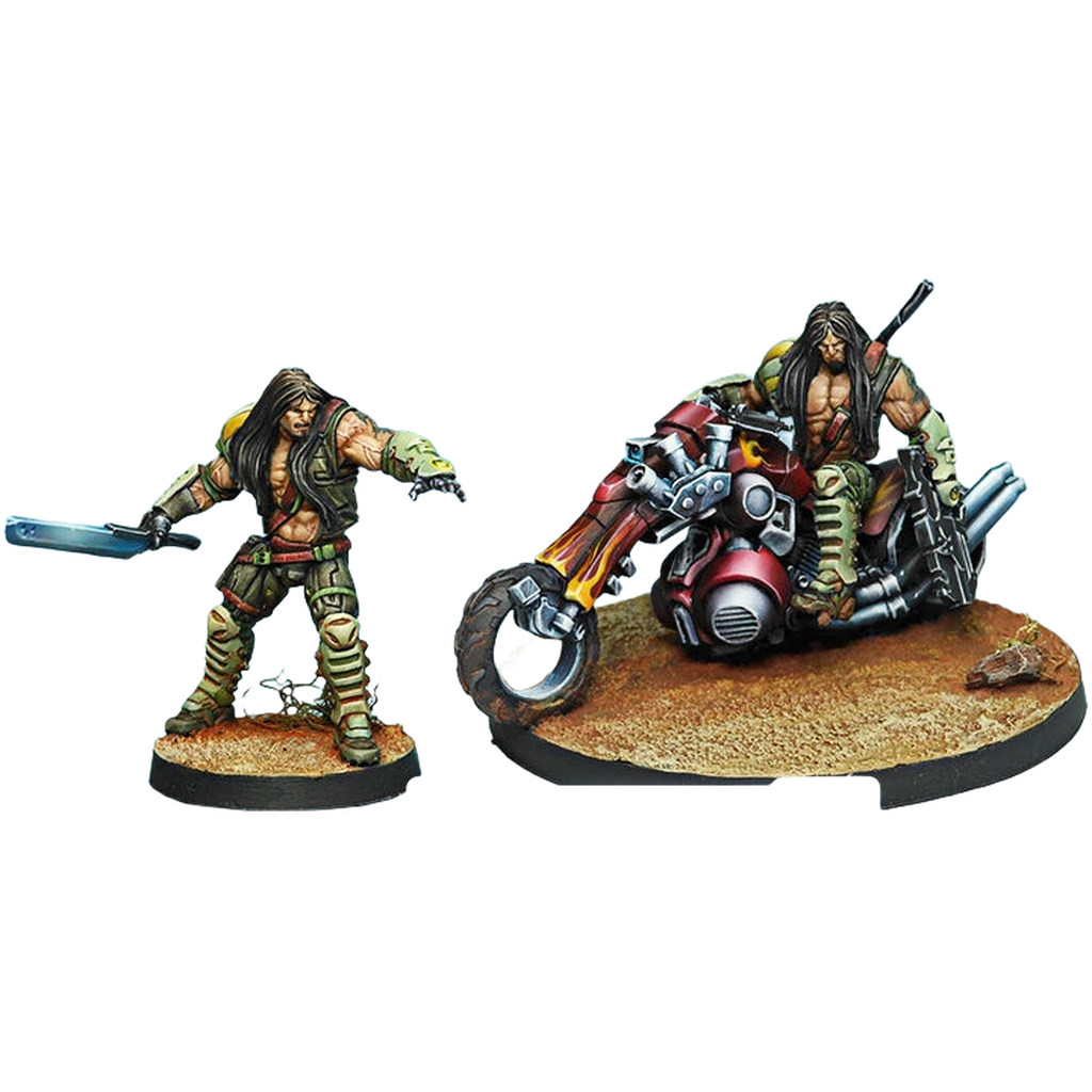 Haqqislam: Kasym Beg, Kum Chieftain (Chain Rifle) (Unpainted) (Assembled)