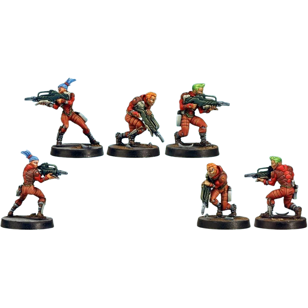 Nomads: Moderators from Bakunin (Combi Rifle, Combi Rifle+Marker) (2) (Unpainted) (Assembled)