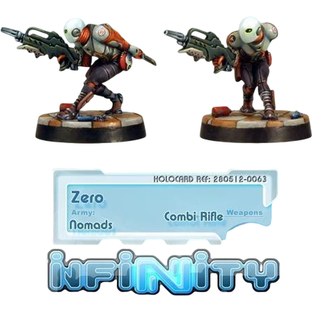 Nomads: Zero (Combi Rifle) (1) (Custom Painted) (Assembled)