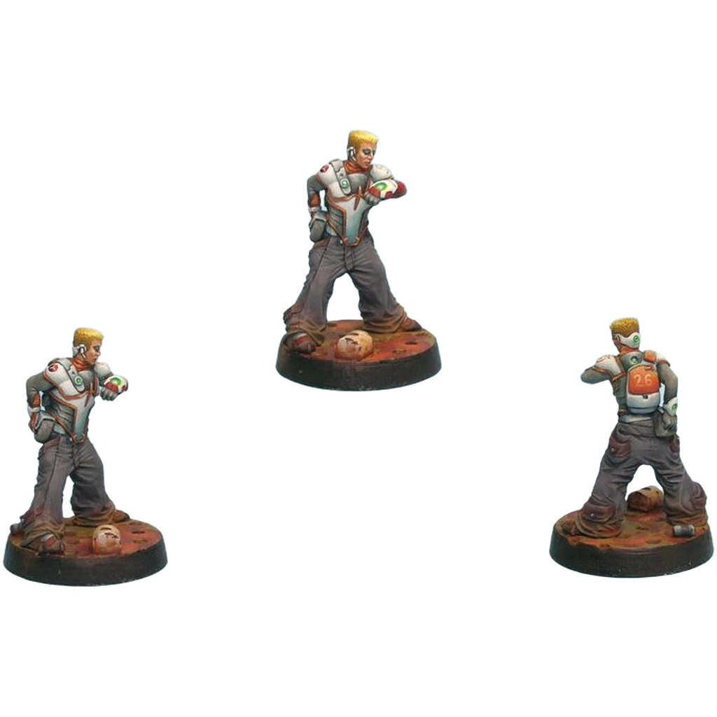 Nomads: Clockmaker Engineer (1) (Unpainted) (Assembled)