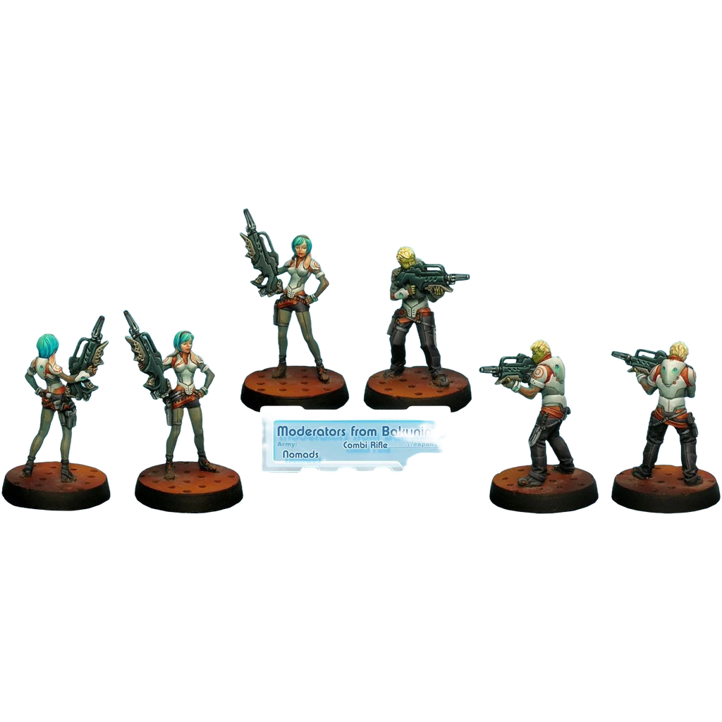Nomads: Moderators from Bakunin (Combi Rifle) (2) (Custom Painted) (Assembled)