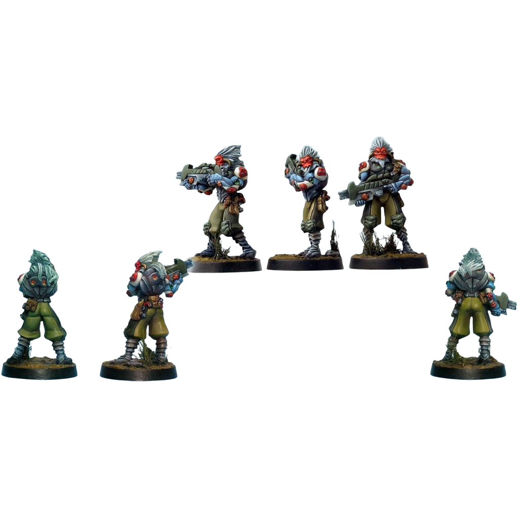 Combined Army: Morat Vanguard Infantry (Combi Rifle) (Unpainted) (Assembled)