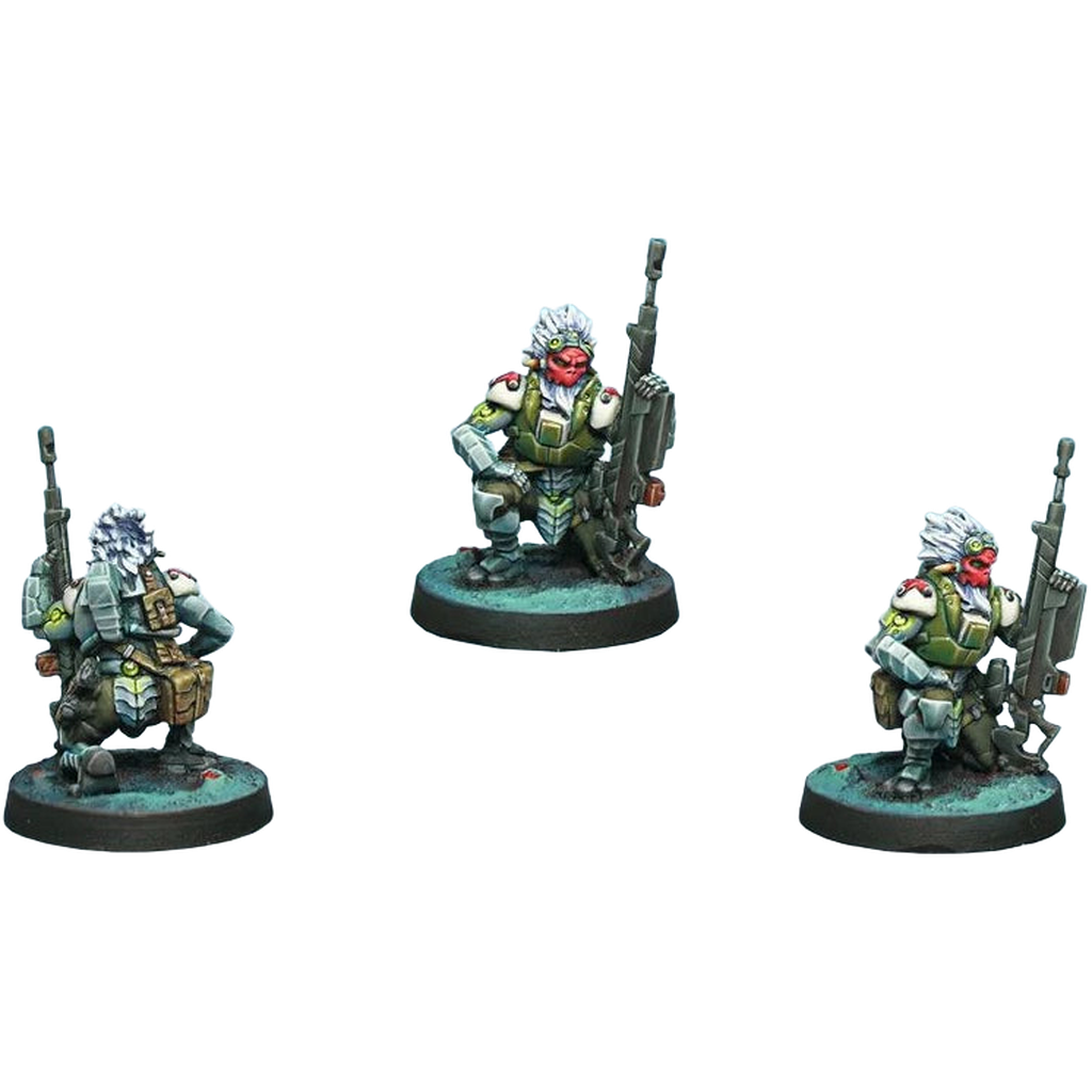 Combined Army: Yaogat Strike Infantry (Multi Sniper Rifle) (1) (Unpainted) (Assembled)