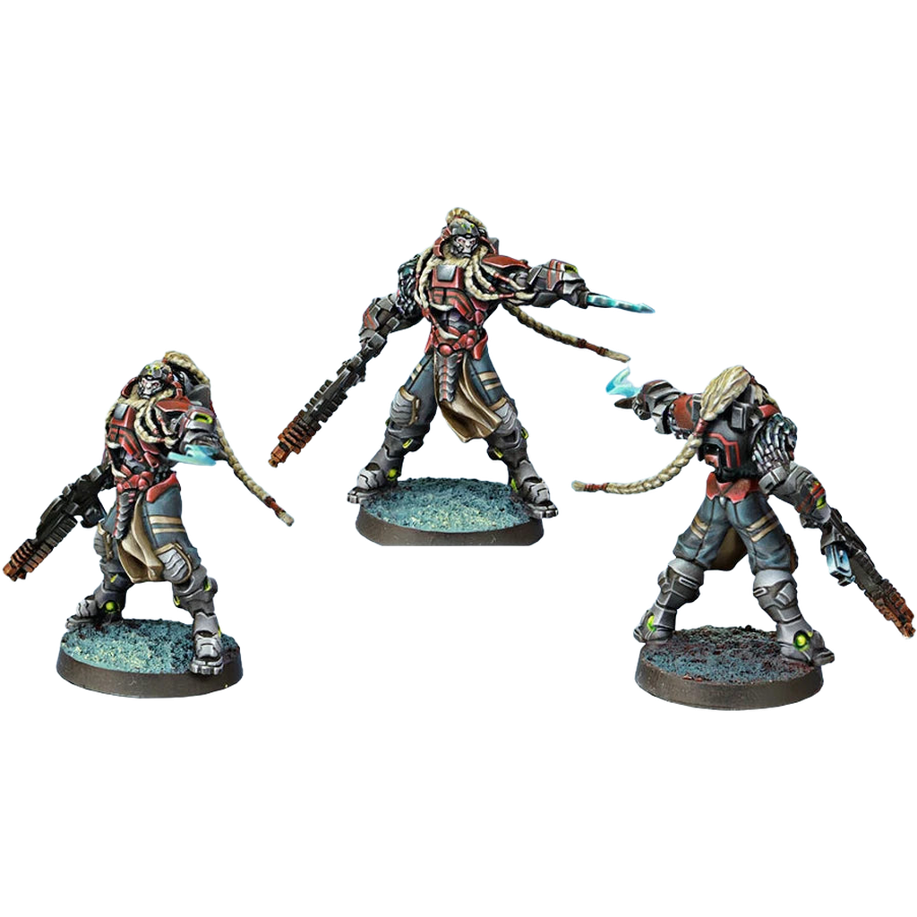 Combined Army: Kornak Gazzarot, Morat Superior Warrior-Officer (MK12) (Custom Painted) (Assembled)