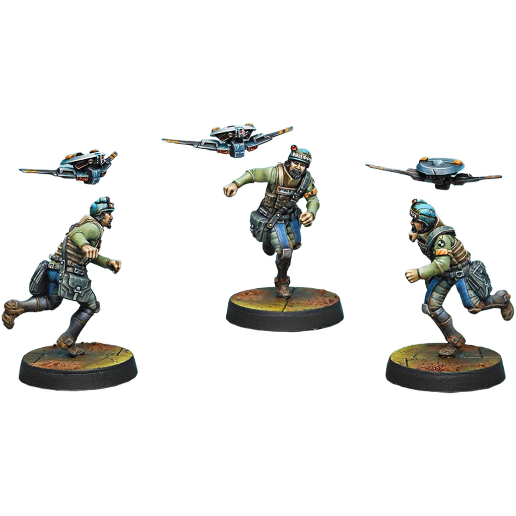 Mercenaries: Warcors, War Correspondents (Unpainted) (Assembled)