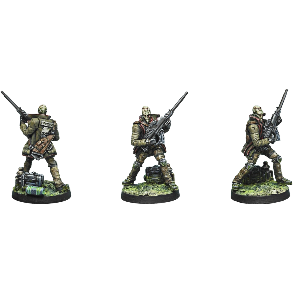 Mercenaries: Armand "Le Muet", Freelance Killer (MULTI Sniper) (Unpainted) (Assembled)