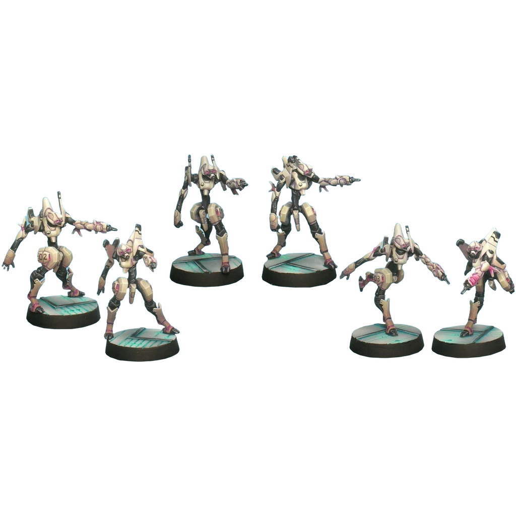 ALEPH: Dakini Tactbots (Combi Rifle) (3) (Custom Painted) (Assembled)