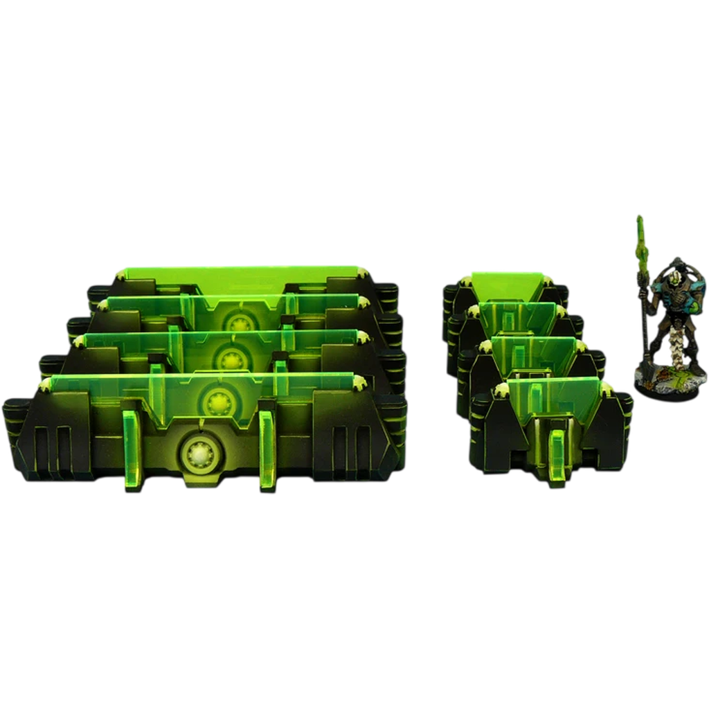 Cyber Fortification Set (Custom Painted) (Assembled)