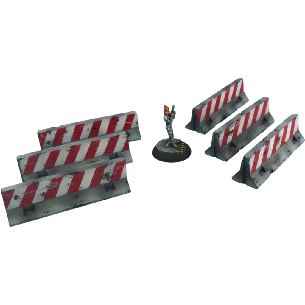 Road Barriers (Unpainted) (Assembled)