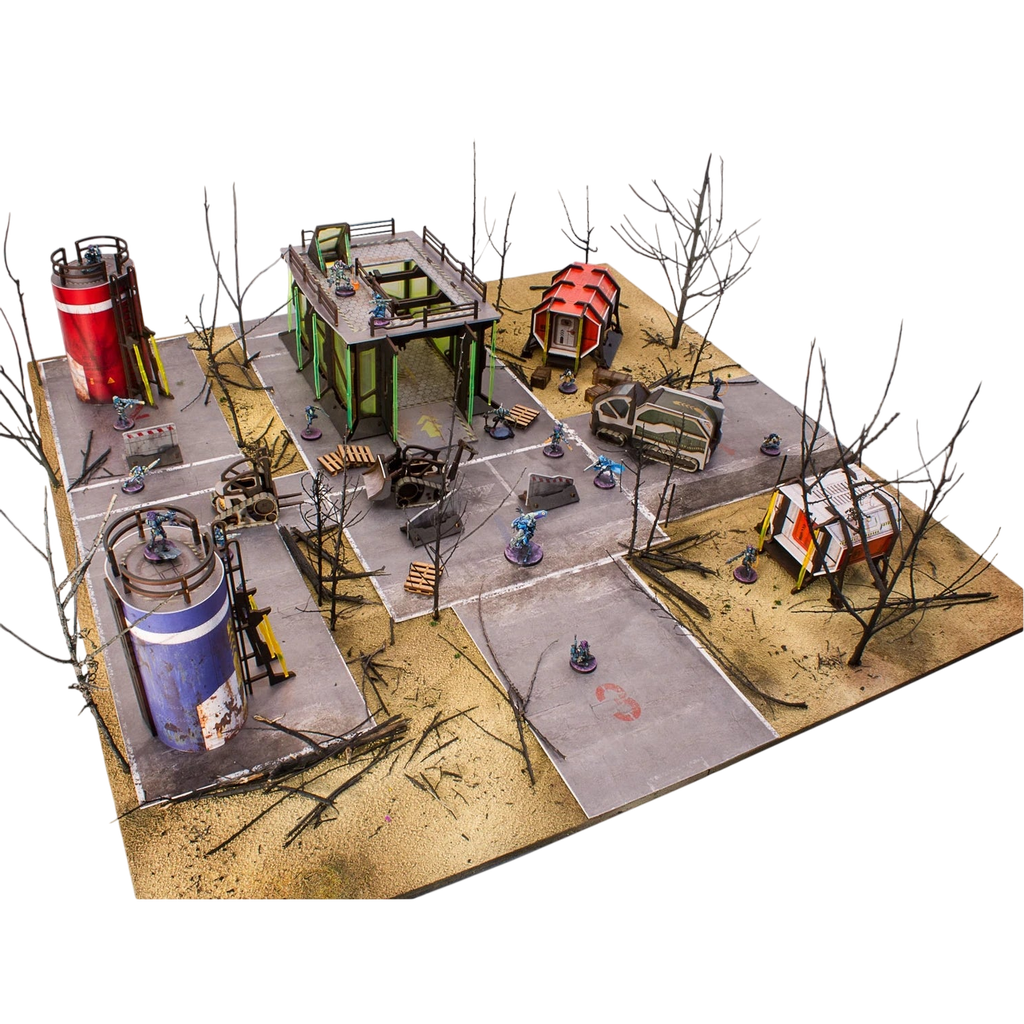 Industrial terrain set (Custom Painted) (Assembled)