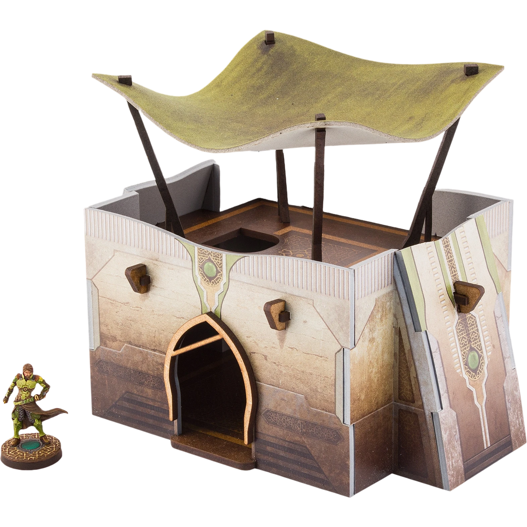 Bourak Small Building (Unpainted) (Assembled)