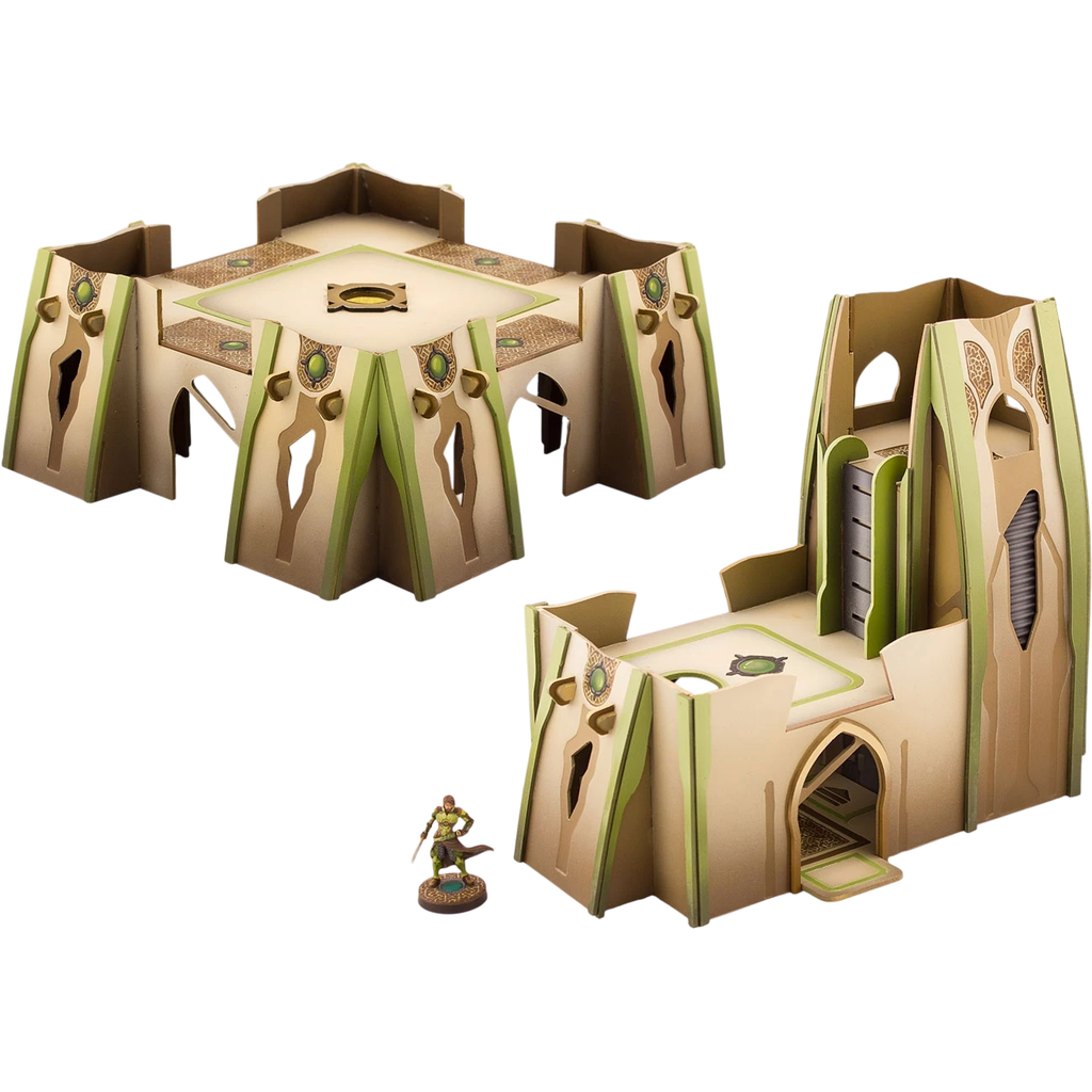 Bourak Building Set (Custom Painted) (Assembled)
