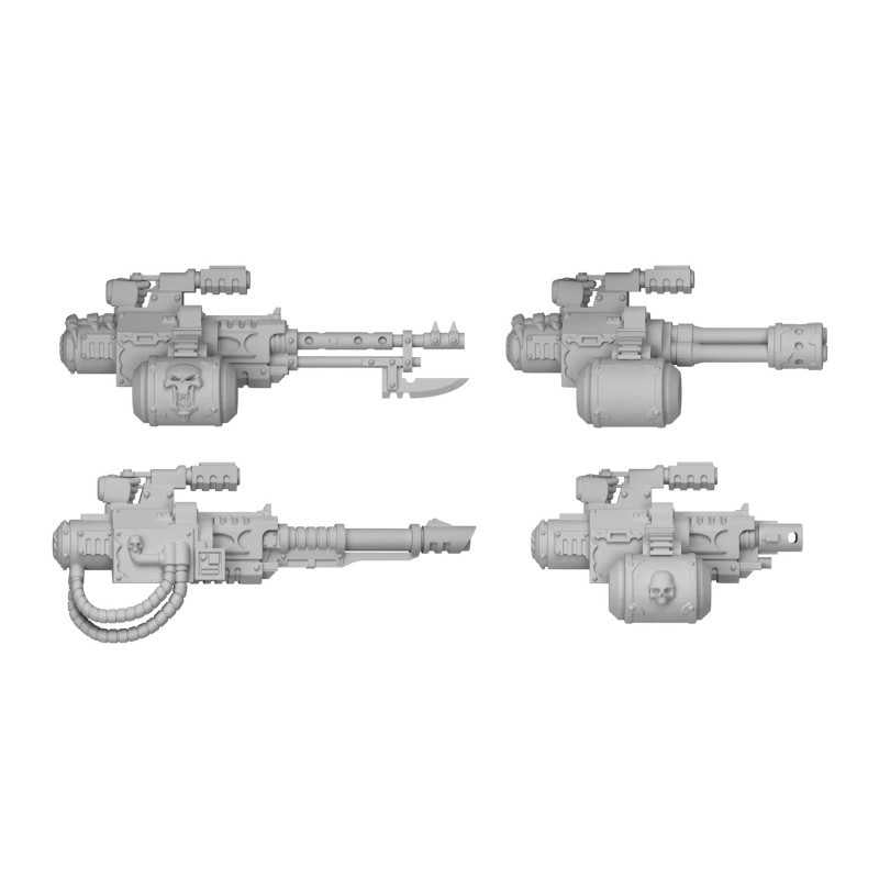 Green Stuff World for Models & Miniatures DakkaDakka Traitors Squad Chaos Special Guns 12412