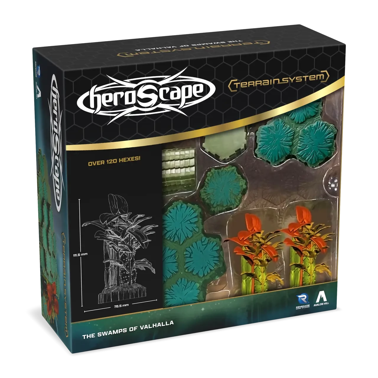 Heroscape: The Swamps of Valhalla Terrain Expansion (New in Box)