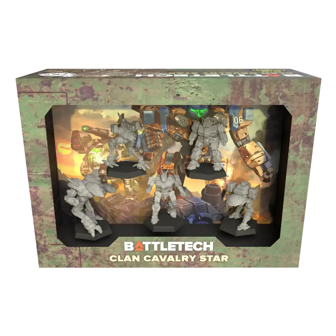 Clan Cavalry Star (Unpainted) (Assembled) from BattleTech