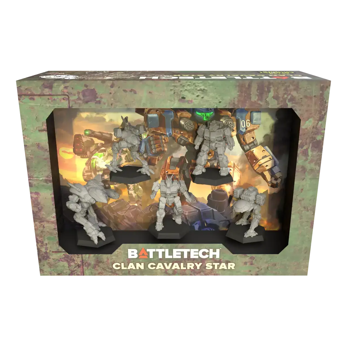 Clan Cavalry Star (Unpainted) (Assembled) from BattleTech
