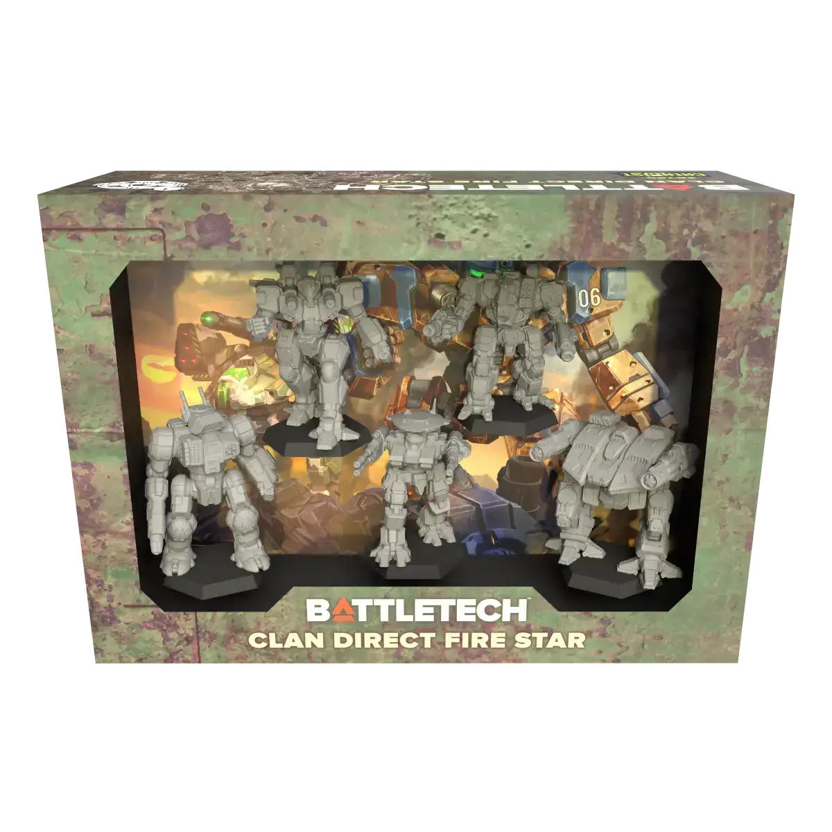 Clan Direct Fire Star (Custom Painted) (Assembled) from BattleTech