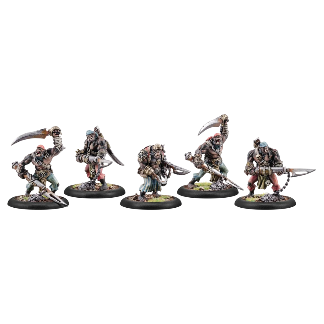 Black Ogrun Boarding Party (Unpainted) (Assembled)