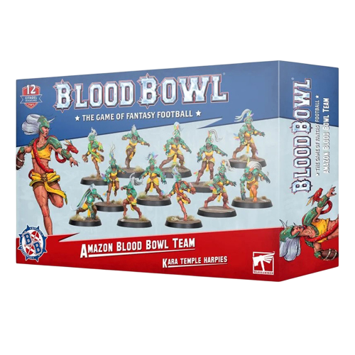 Blood Bowl: Amazon Team - Kara Temple Harpies (Unpainted) (New in Box/Sprue)