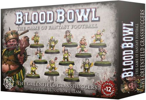 Blood Bowl: Halfling Team - Greenfield Grasshuggers (Unpainted) (New in Box/Sprue)