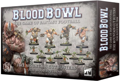 Blood Bowl: Ogre Team - Fire Mountain Gut Busters (Unpainted) (New in Box)