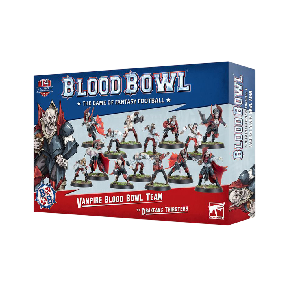 Blood Bowl: Vampire Team - The Drakfang Thirsters (Unpainted) (New in Box/Sprue)