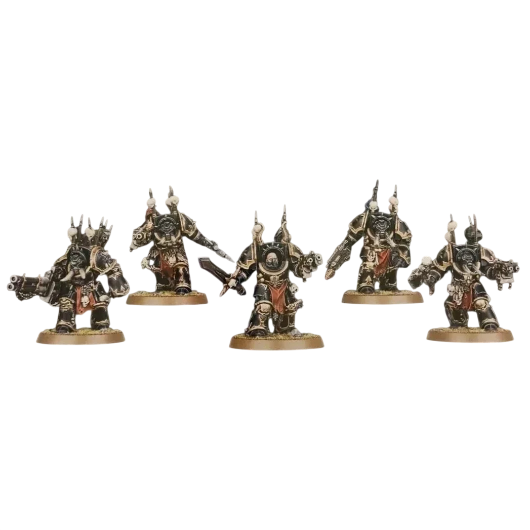 Chaos Space Marine Terminators (1996) (Unpainted) (Assembled)