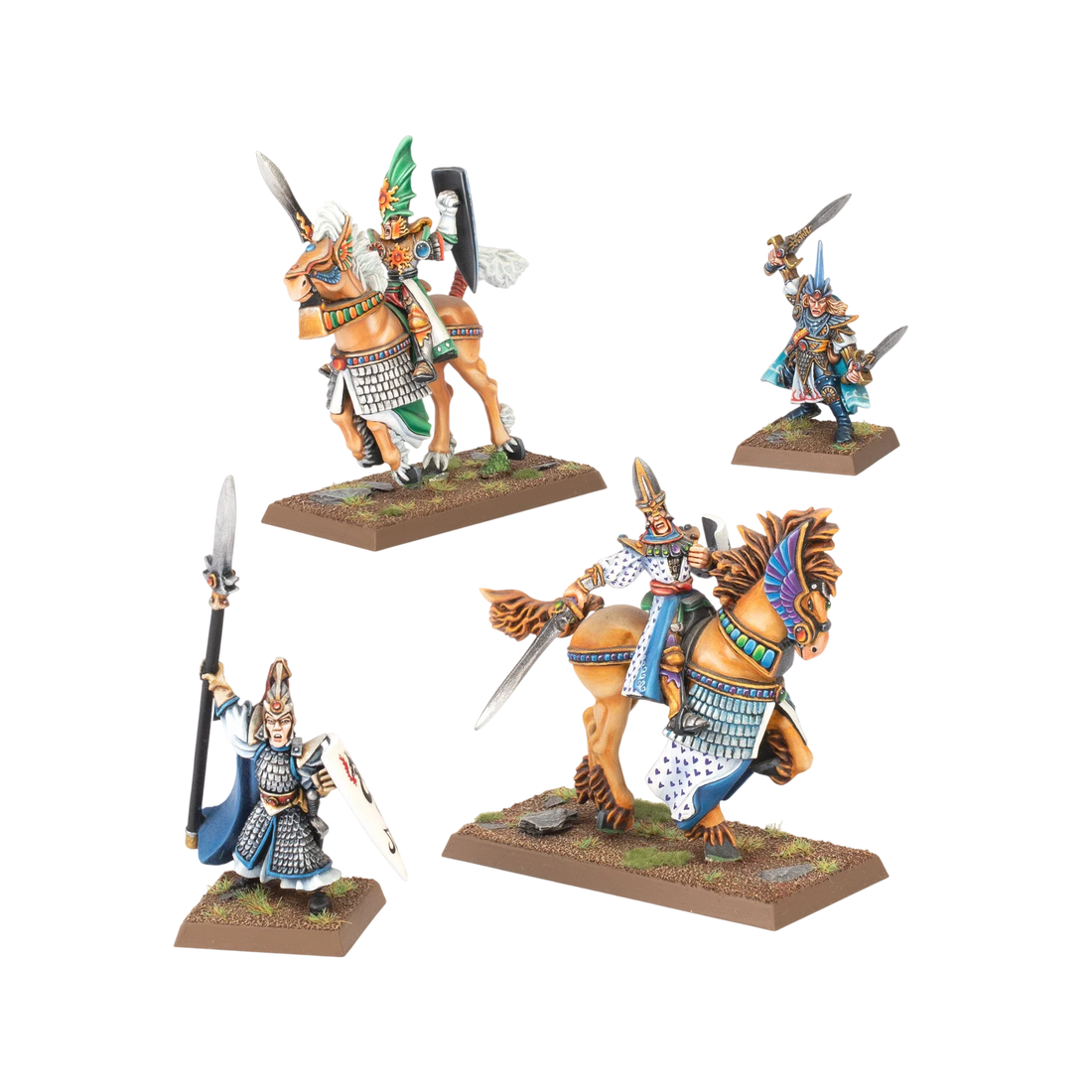 Classic High Elf Heroes (Unpainted) (Assembled) from Warhammer: The Old World