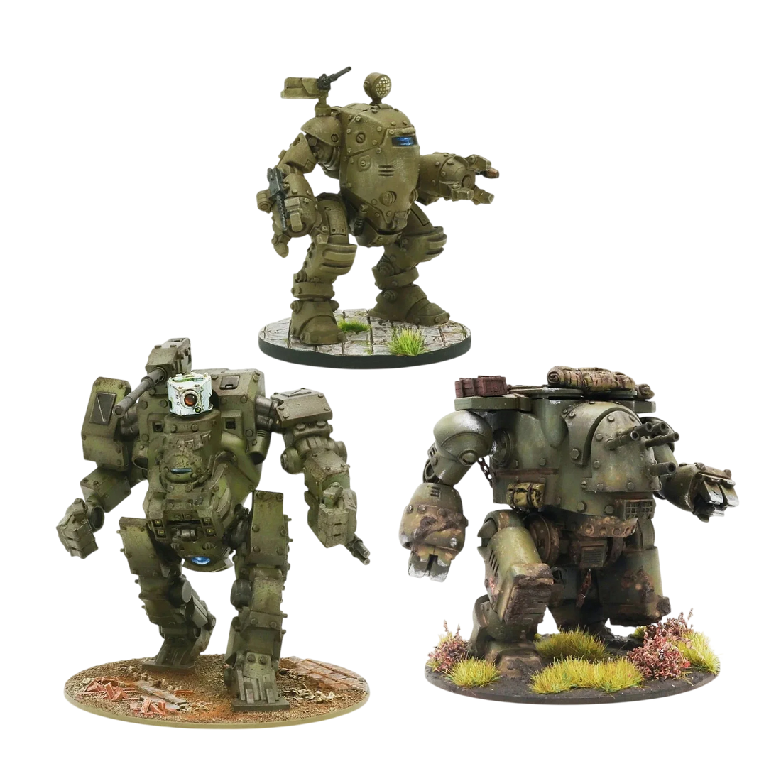 Commonwealth Walker Platoon (Unpainted) (Assembled)