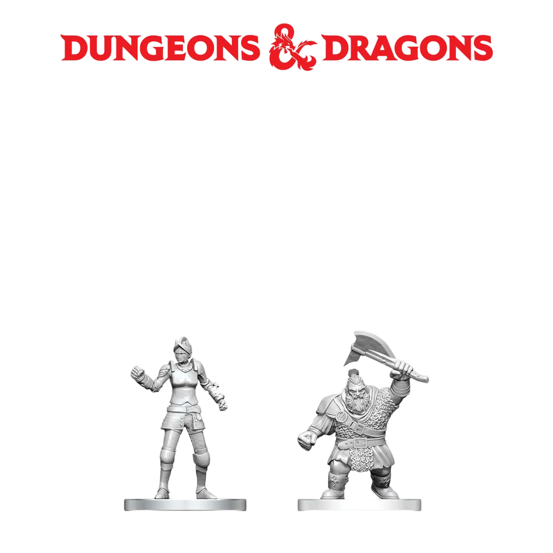 Cultist of Bane & Dwarf Zhentilar Soldier (Unpainted)