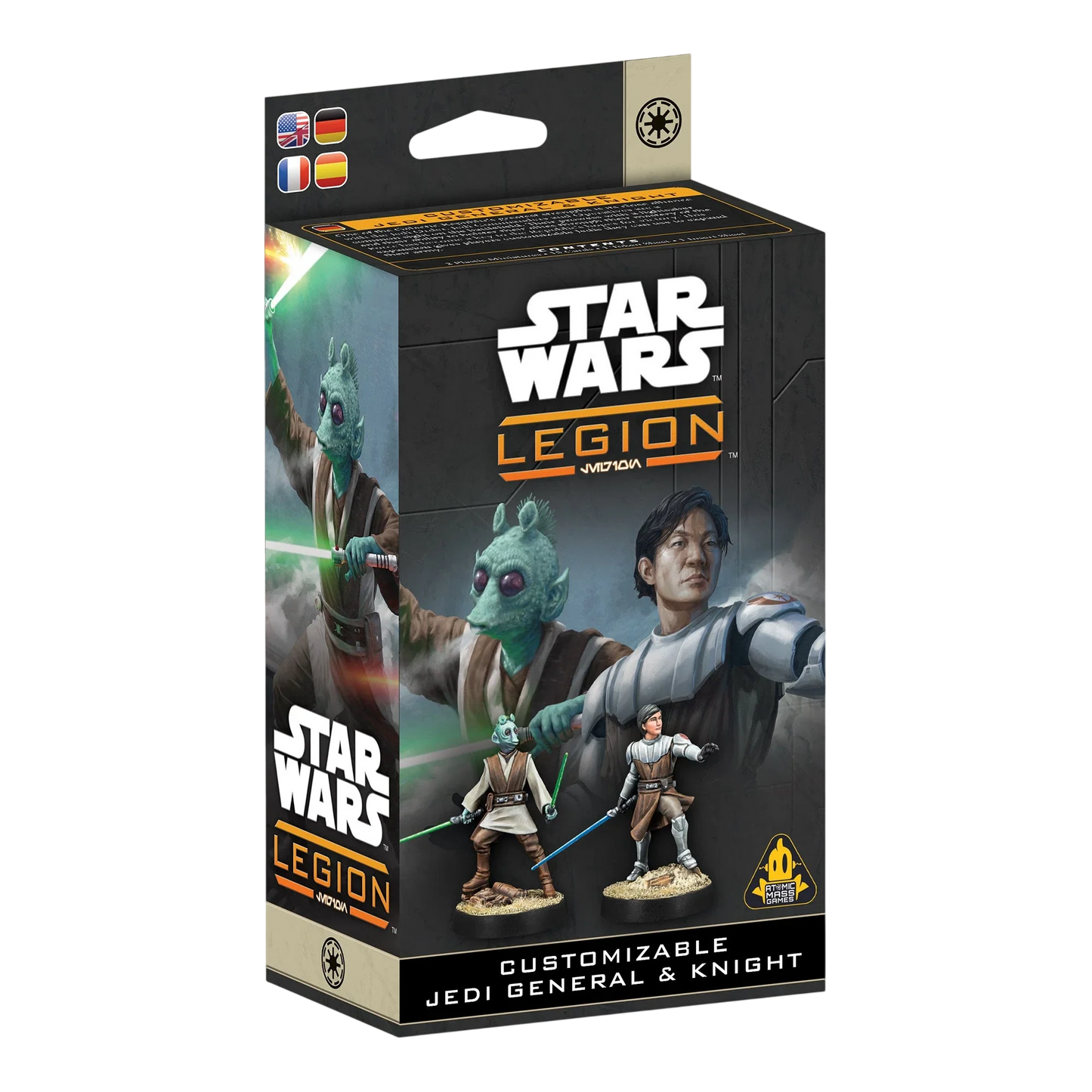 Customizable Jedi General and Knight (New on Sprue)