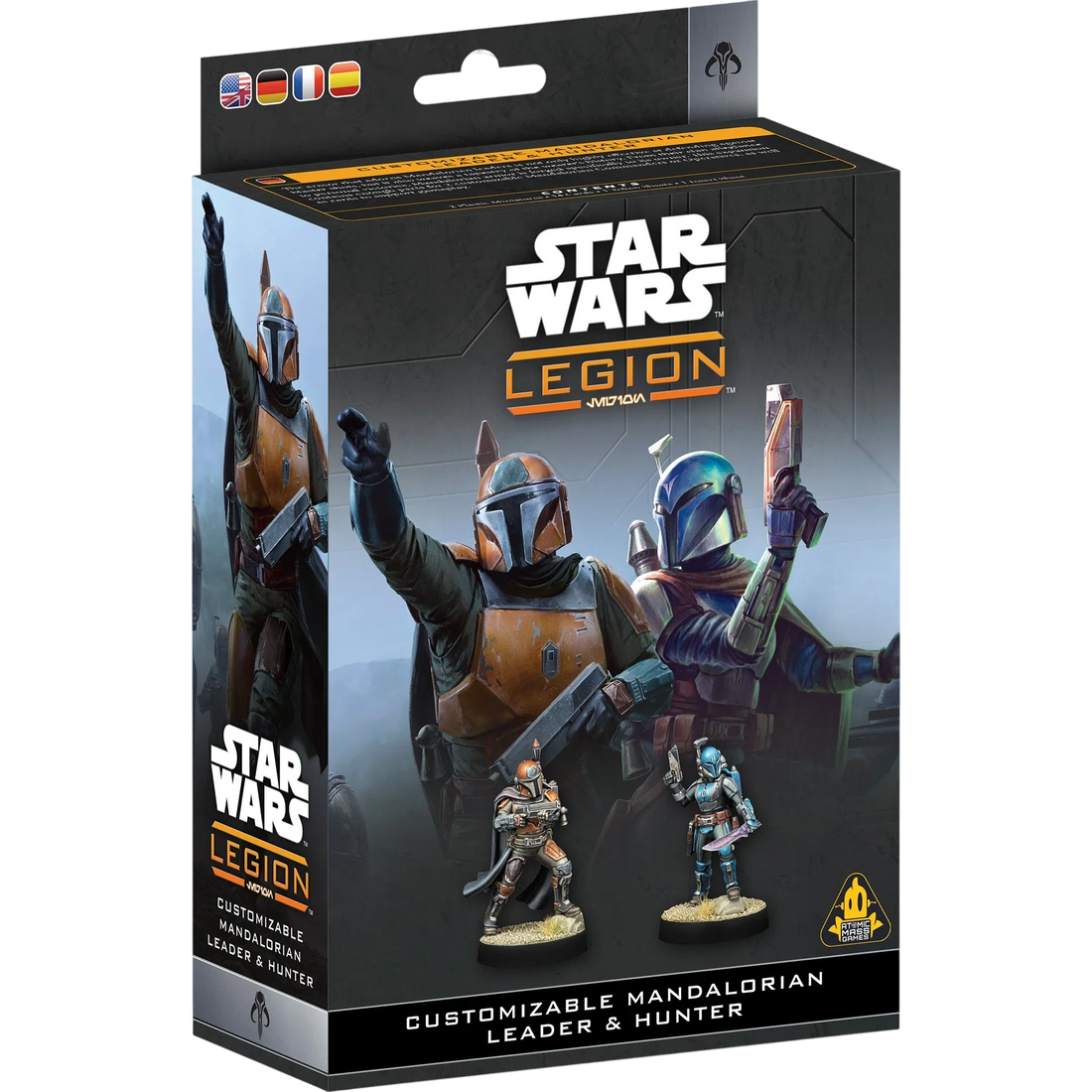 Customizable Mandalorian Leader and Hunter (Custom Painted) (Assembled)