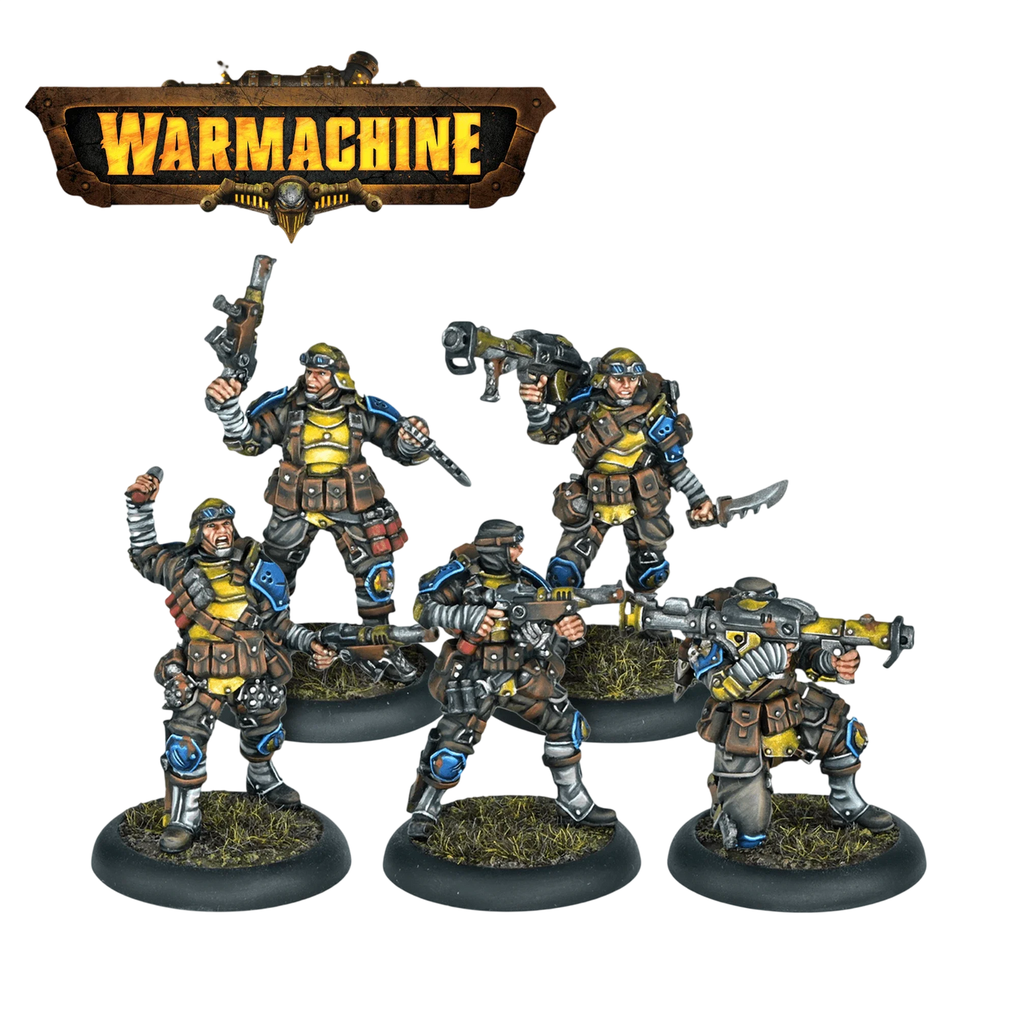 Cygnar Gravediggers Commando Unit (Custom Painted) (Assembled)