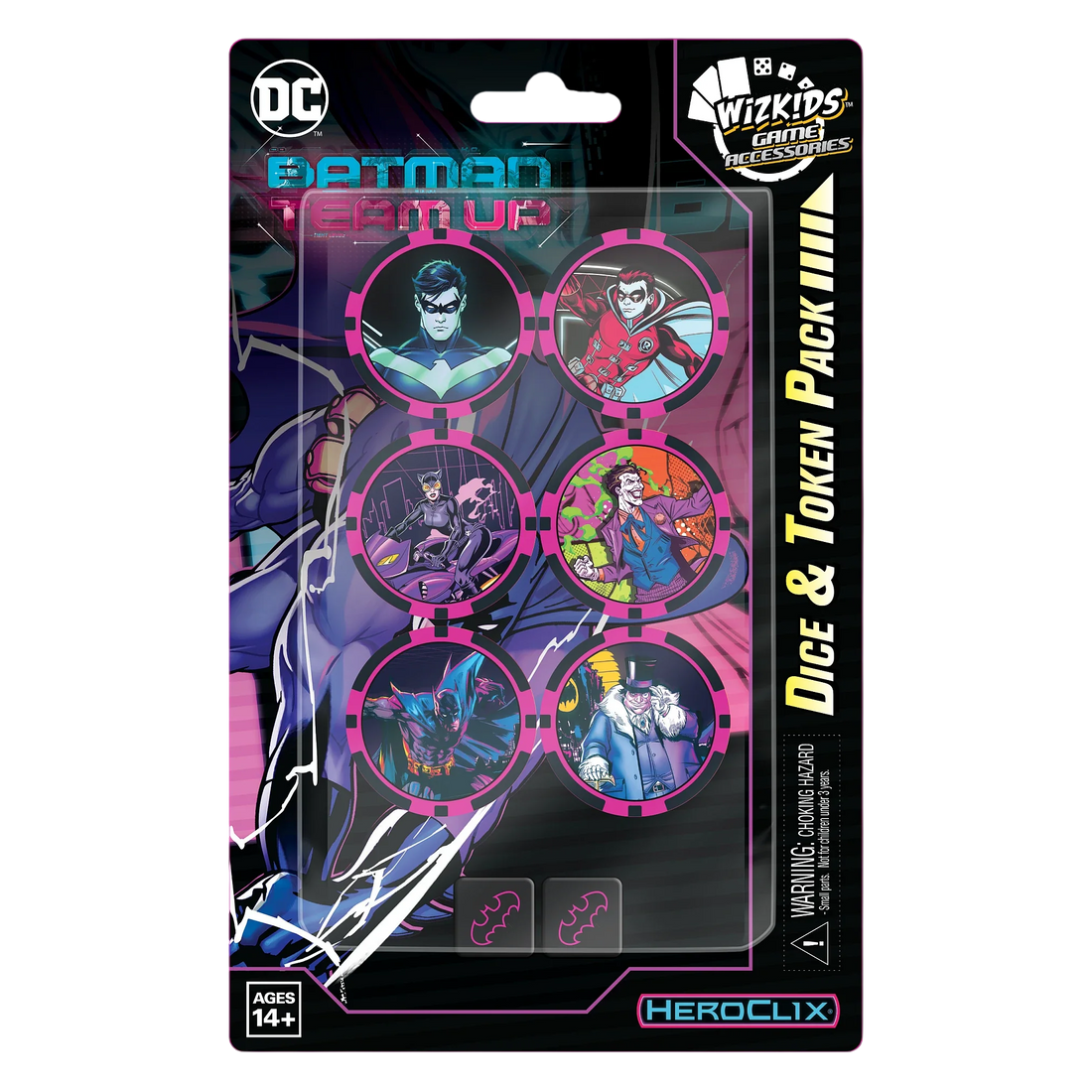 DC Comics HeroClix: Batman Team-Up Dice and Token Pack (New in Box)