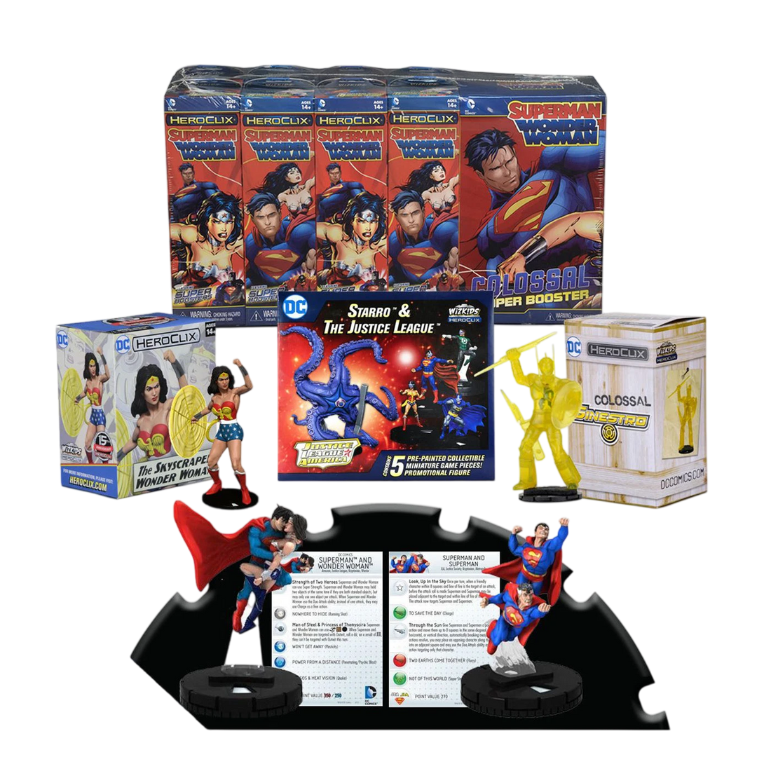 DC HeroClix: Colossal Clix Bundle (Prepainted)