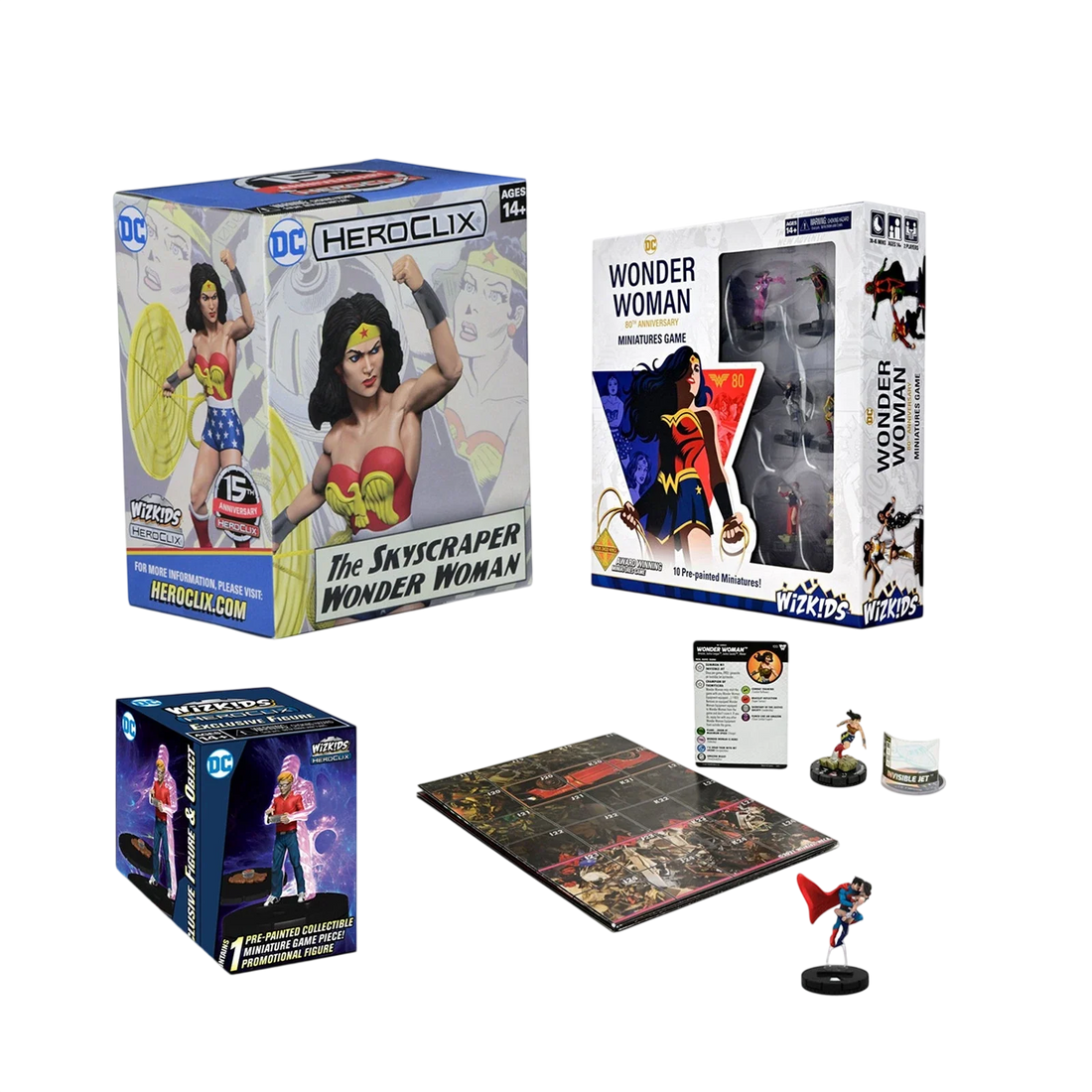 DC HeroClix: Wonder Woman Bundle of Wonder (Prepainted)