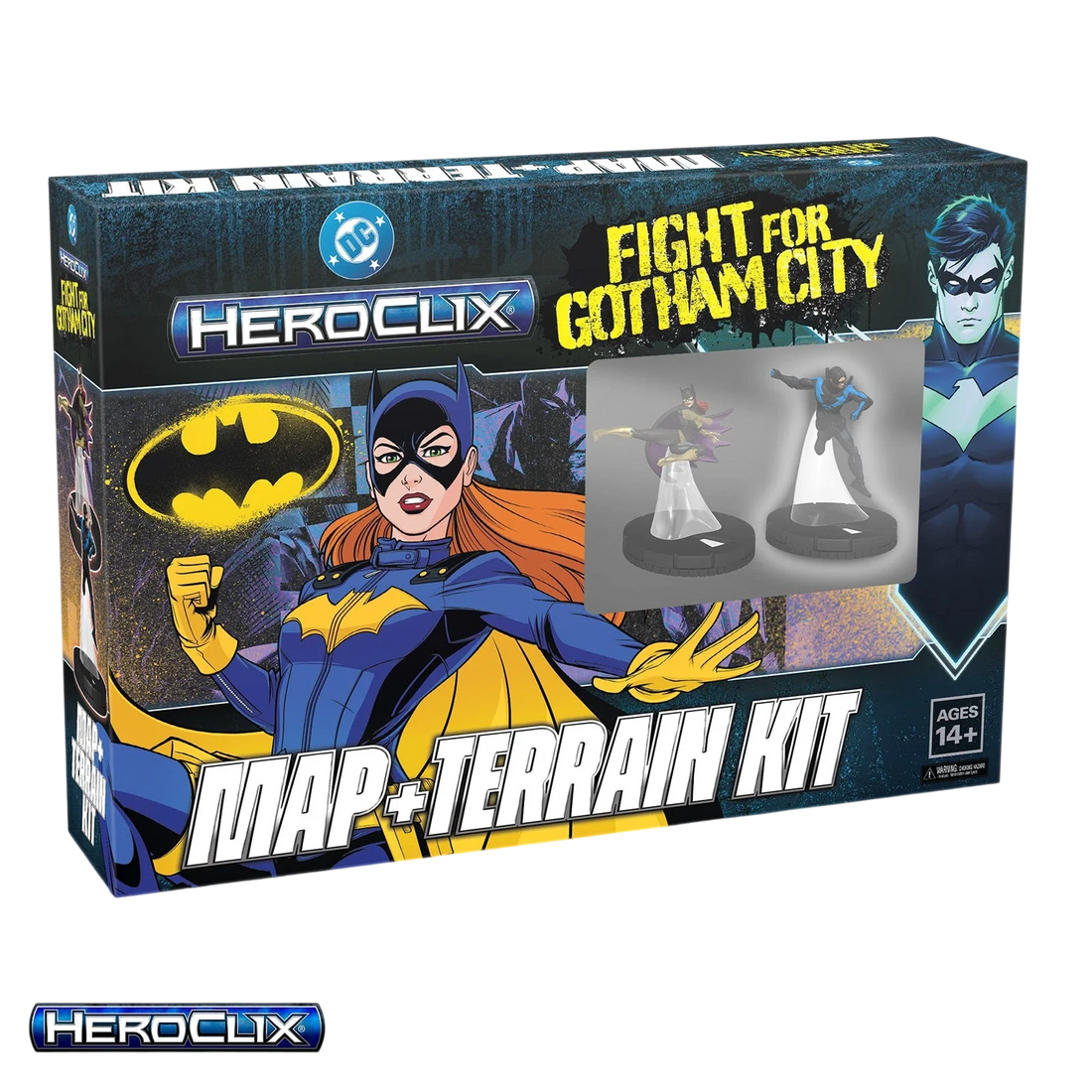 DC HeroClix: Fight for Gotham City Map and Terrain Kit (New in Box)