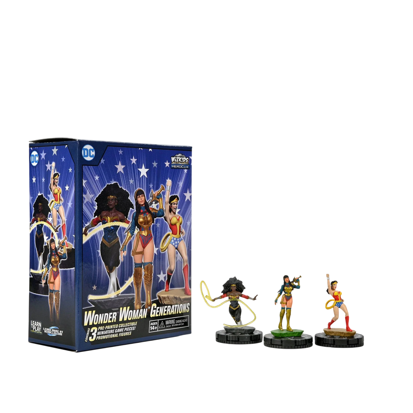 DC HeroClix: Wonder Woman Generations 3-Pack (Prepainted) (Assembled)