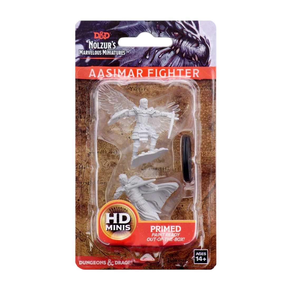 D&D Nolzur's Marvelous Miniatures: Aasimar Fighter (Unpainted)