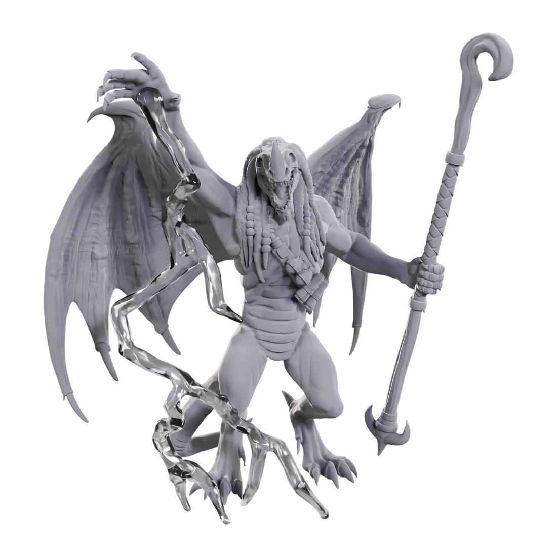D&D Nolzur's Marvelous Miniatures: Blue Abishai (Custom Painted)