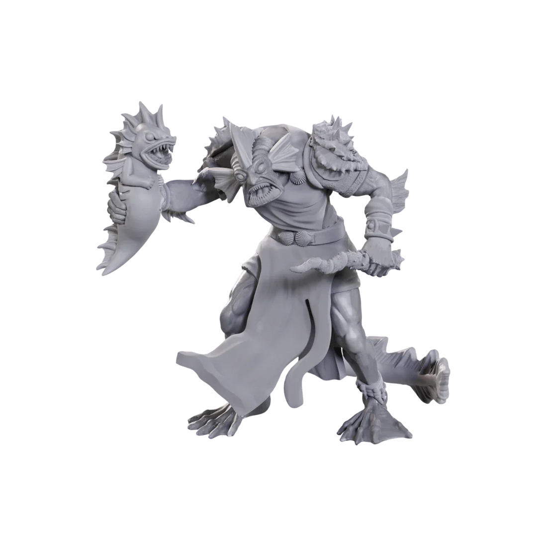 D&D Nolzur's Marvelous Miniatures: Sahuagin Priestess (Custom Painted)