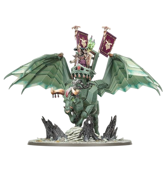 Daemonsmith on Infernal Taurus (Unpainted) (Assembled) from Age of Sigmar