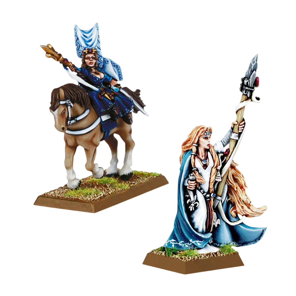 Damsel with Staff (Unpainted) (Assembled)