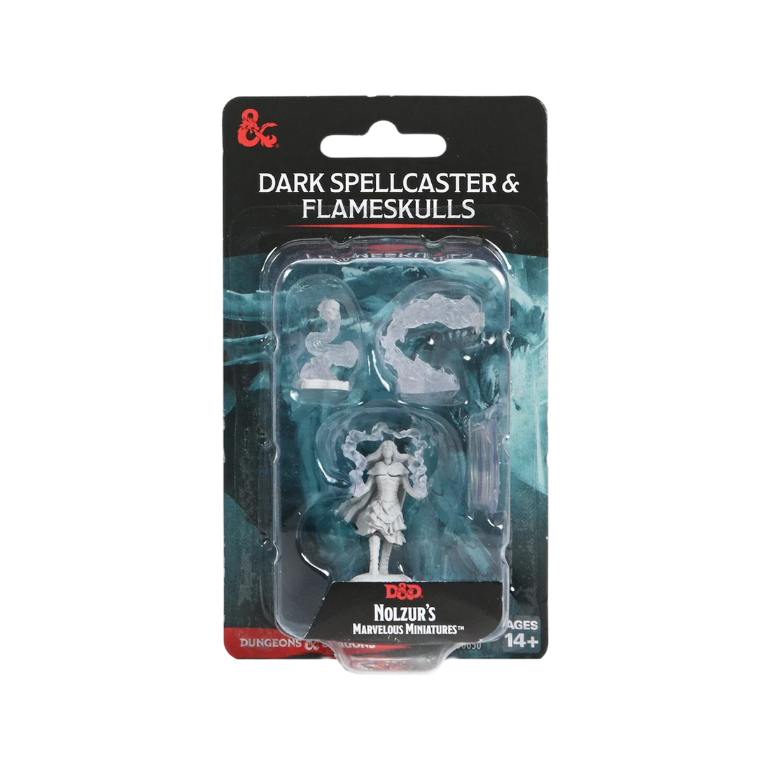 Dark Spellcaster & Flameskull (Custom Painted)