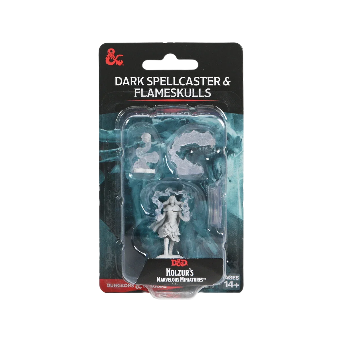 Dark Spellcaster & Flameskull (Custom Painted)